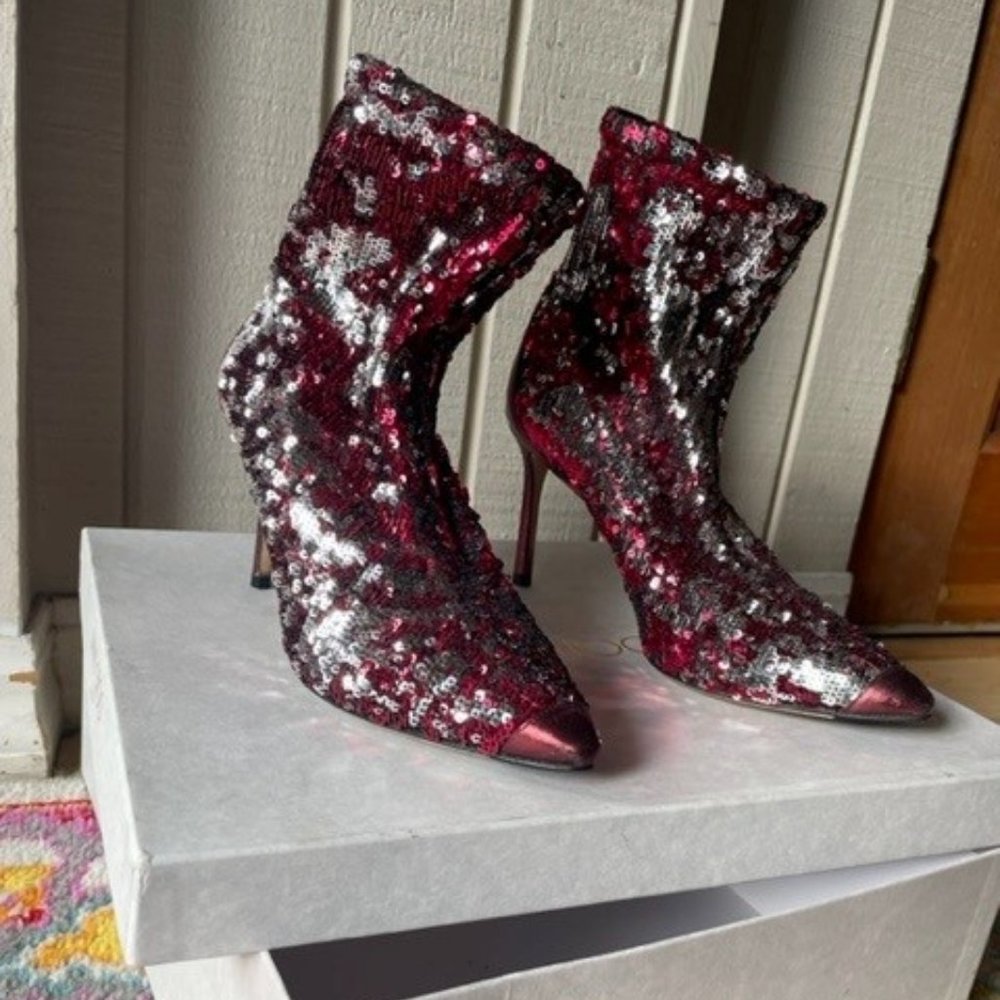 Jimmy Choo Sequin Boots